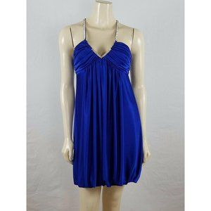 BETSY & ADAM By Linda Bernell Strapless Blue‎ dress